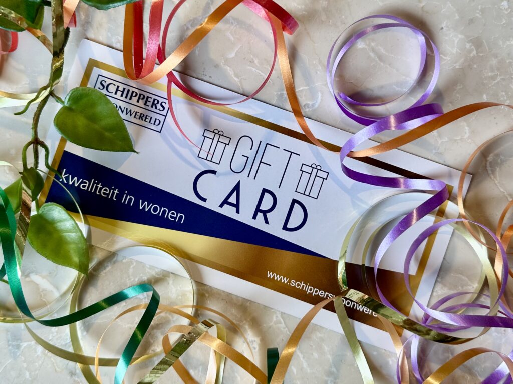 bij aankoop vanaf €500,- aan meubelen een accessoirecheque cadeau*