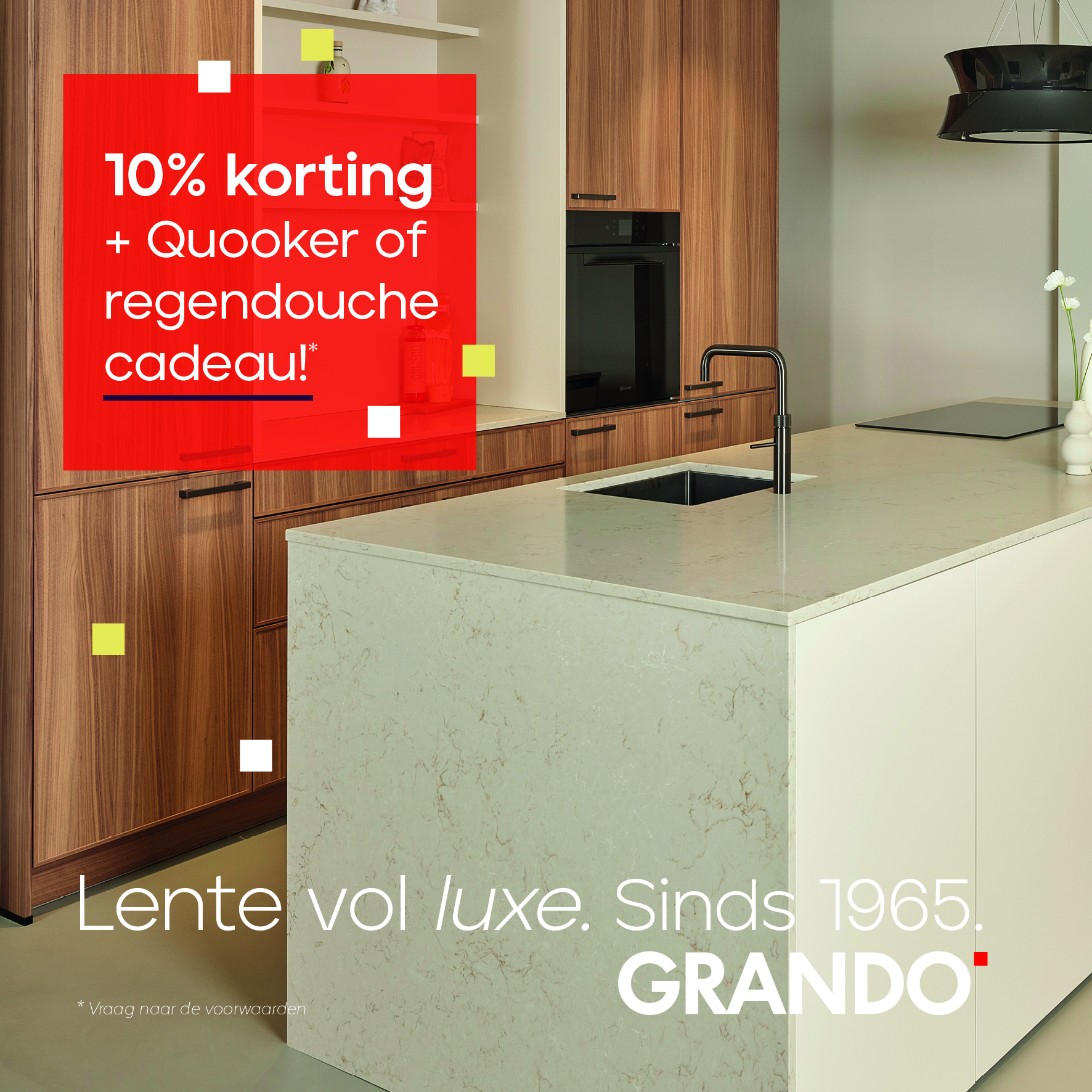Grando Keukens | Badkamers viert het voorjaar met campagne “Lente vol Luxe”